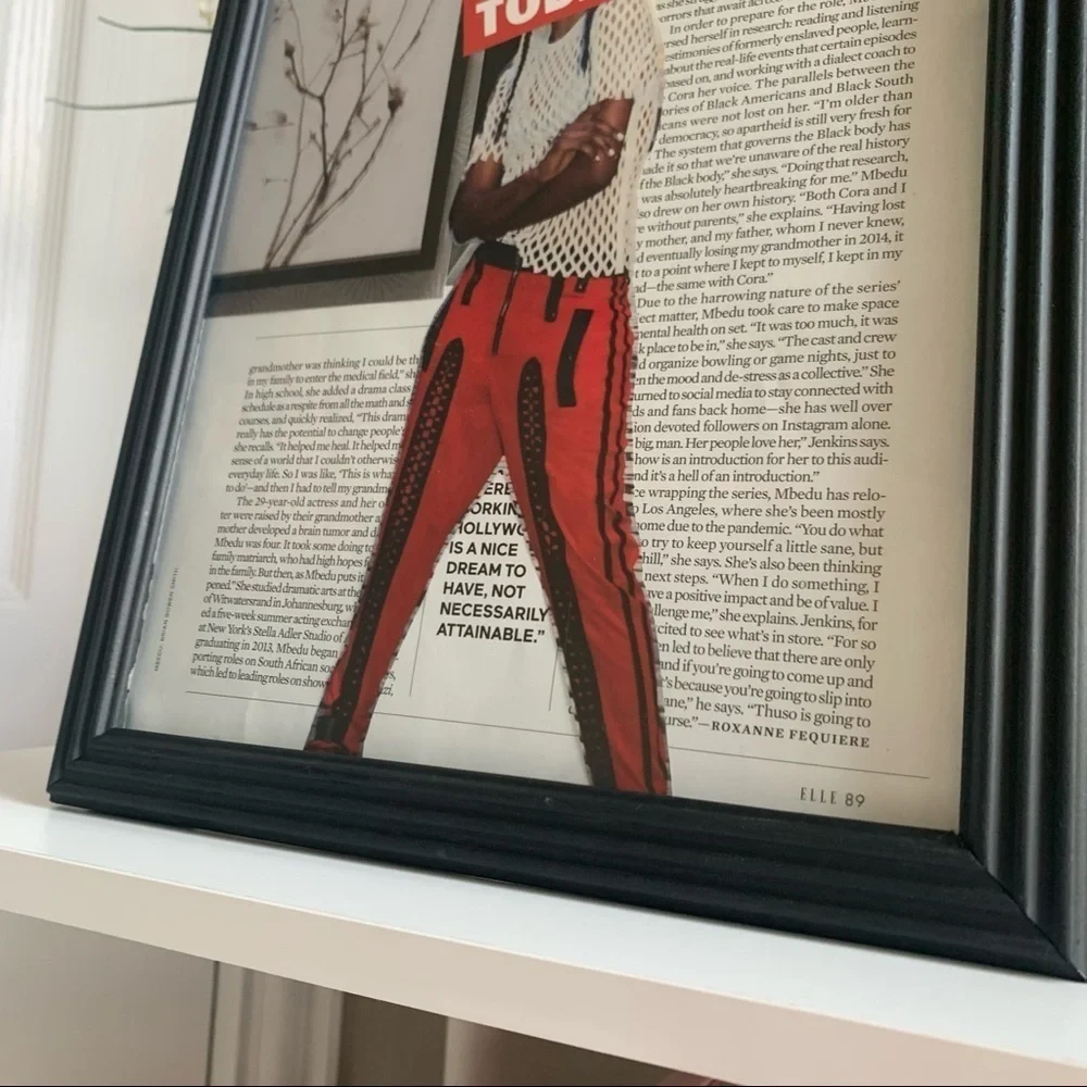 Born To Dare Fashion Wall‎ Art Bold Collage Red Statement Decor